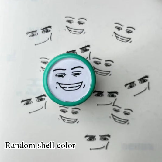 Game for Cartoon Character Photo-Sensitive LED Seal with Funny Expressions Kid'S Toy - Birthday Gift Idea